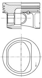 41754600 KOLBENSCHMIDT Поршень