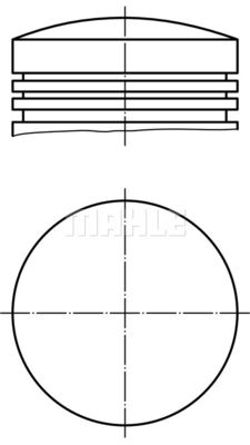 0630600 MAHLE Поршень