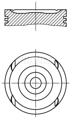 0117902 MAHLE Поршень