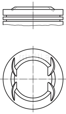 011PI00111002 MAHLE Поршень