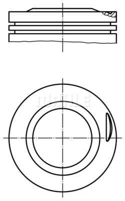 0022500 MAHLE Поршень