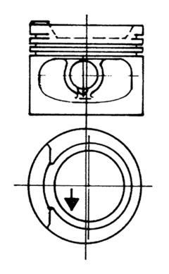 93875610 KOLBENSCHMIDT Поршень