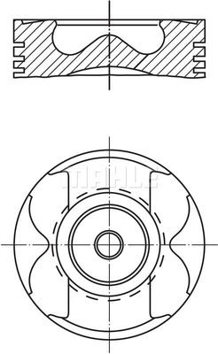 0222610 MAHLE Поршень