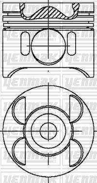 3104692000 YENMAK Поршень