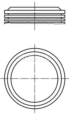 0393300 MAHLE Поршень