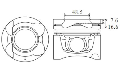 PK27050 FAI AutoParts Поршень