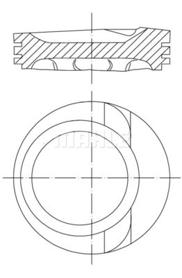 0306800 MAHLE Поршень