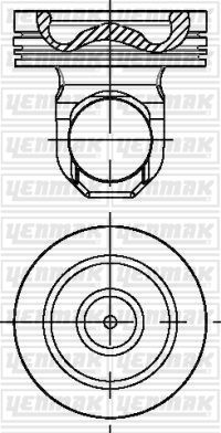 3104918000 YENMAK Поршень