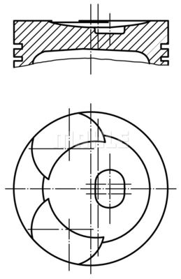 0019200 MAHLE Поршень