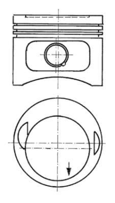 93968600 KOLBENSCHMIDT Поршень