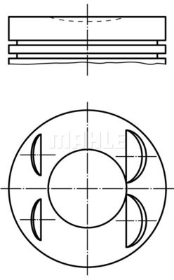 021PI00127001 MAHLE Поршень