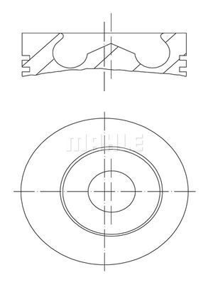 013PI00151000 MAHLE Поршень