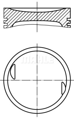 0022700 MAHLE Поршень