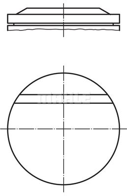 0027201 MAHLE Поршень