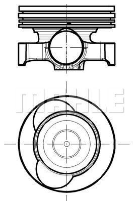 021PI00137010 MAHLE Поршень