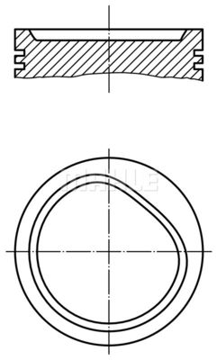 0827200 MAHLE Поршень