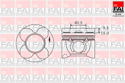 PK7000 FAI AutoParts Поршень