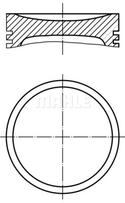 0219701 MAHLE Поршень