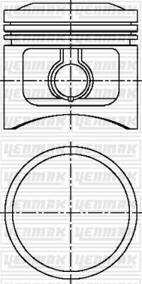 3104609000 YENMAK Поршень