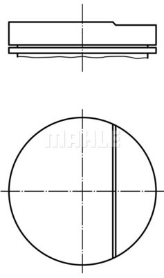 0017503 MAHLE Поршень