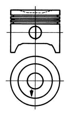 92523601 KOLBENSCHMIDT Поршень