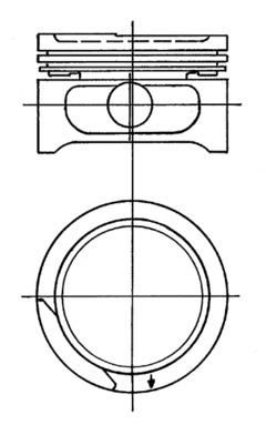 90555630 KOLBENSCHMIDT Поршень