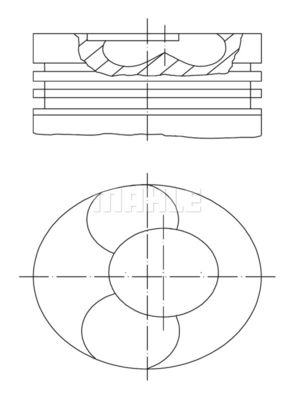 028PI00113002 MAHLE Поршень