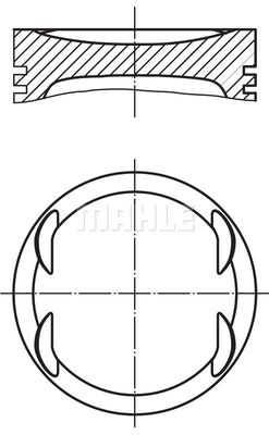 0040700 MAHLE Поршень