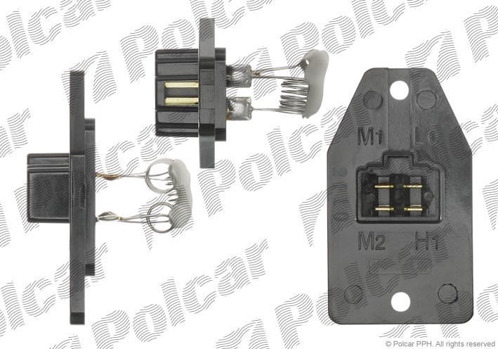 Резистор кондиционера (3809KST2) Polcar 3809KST-2