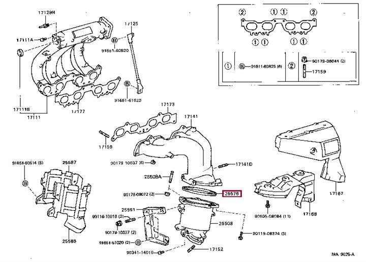 Предохранитель (2557674010) Toyota 25576-74010