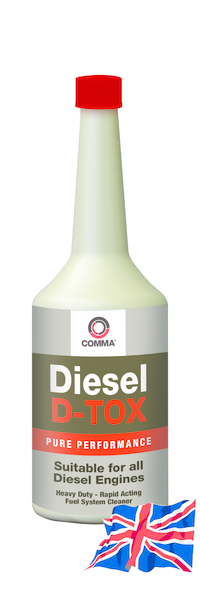 COMMA DIESEL D-TOX (400ml) комплексная промывка дизельной топливной системы! 400ml