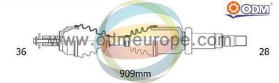 18152430 Multiparts Приводной вал