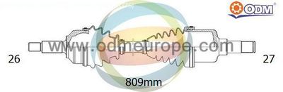 18341530 Multiparts Приводной вал