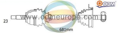 18291290 Multiparts Приводной вал