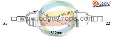 18351160 Multiparts Приводной вал