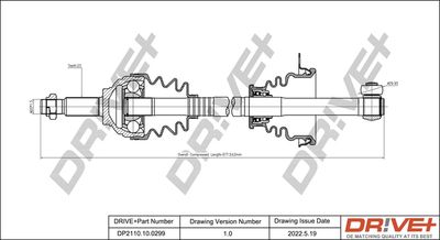 DP2110100299 Dr!ve+ Приводной вал