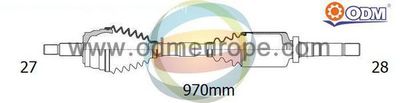 18016160 Multiparts Приводной вал