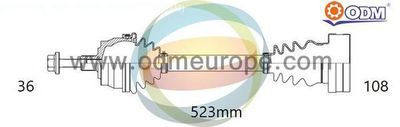 18215430 Multiparts Приводной вал