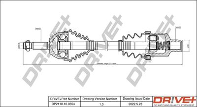 DP2110100654 Dr!ve+ Приводной вал