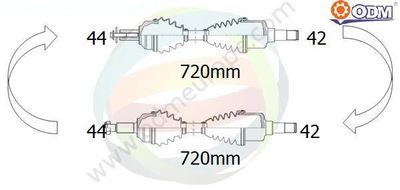 18215300 Multiparts Приводной вал