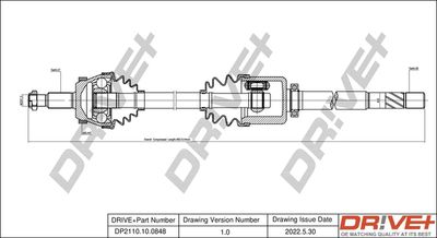 DP2110100848 Dr!ve+ Приводной вал