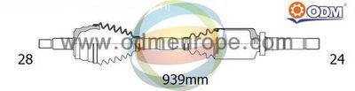 18162940 Multiparts Приводной вал