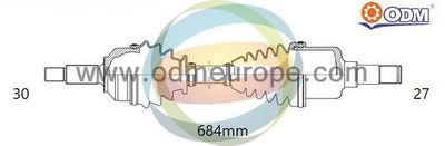 18041860 Multiparts Приводной вал