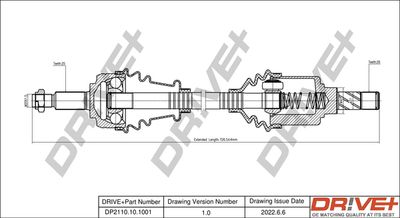 DP2110101001 Dr!ve+ Приводной вал