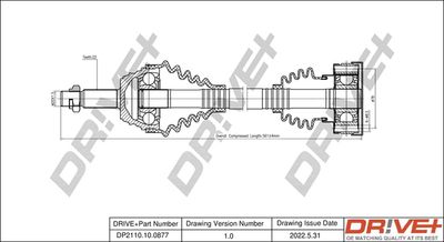 DP2110100877 Dr!ve+ Приводной вал