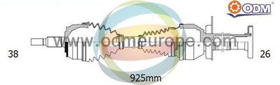 18212460 Multiparts Приводной вал