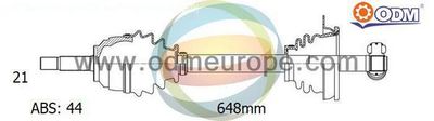 18291031 Multiparts Приводной вал