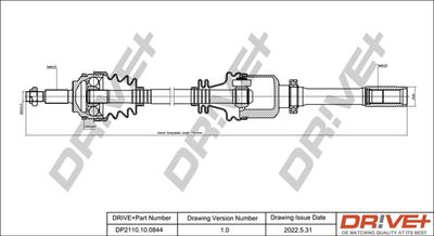 DP2110100844 Dr!ve+ Приводной вал