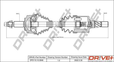 DP2110100846 Dr!ve+ Приводной вал