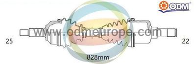 18352390 Multiparts Приводной вал